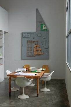 His studio is "how I make sense of a city like Houston," Jiménez says. "It’s not that I dislike the way Houston has developed, but I’m not as interested in being in this kind of maelstrom. I avoid driving as much as I can."
