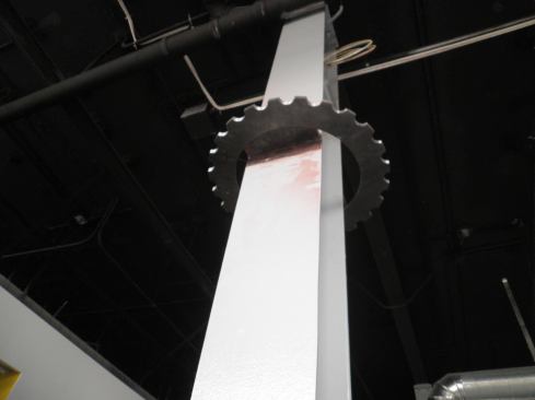 Column fabrication detail.