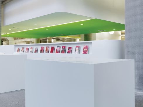 Library display.