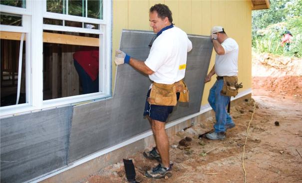 StoQuik Silver system 

Sto Corp. 

www.stocorp.com 

Delivers stucco look in a faster application for exterior wall and ceiling applications

Incorporates moisture- and abuse-resistant cement board substrate and Sto's reinforced base

Coats three systems: StoQuik Silver I, StoQuik Silver NEXT, and StoQuik Silver NEXT-Ventilated

Costeff ective systems off er easy installation