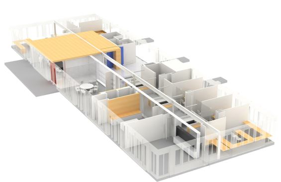 The project model. 