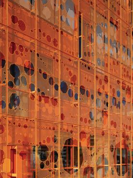 Perforated screen detail