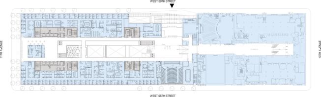 Lobby level plan.