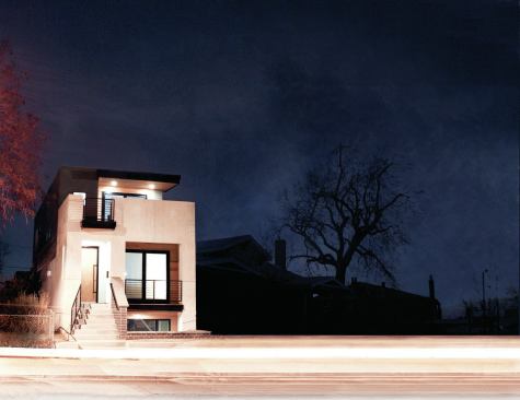32nd Street Modular House in Denver, Colo., which Brad Tomecek built as his own home. 