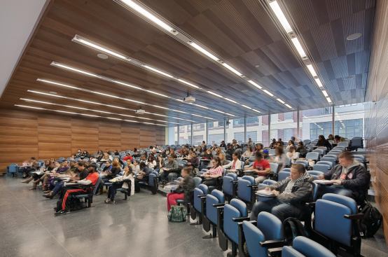 Lecture hall.