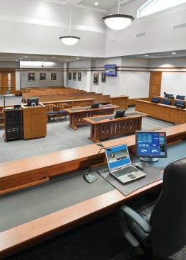 BEST GOVERNMENT AV PROJECT (STATE & LOCAL)



Fairfax County Courthouse, Fairfax, Va.AV Integrator: Professional Products, Gaithersburg, Md.

Architect: Miller, Beam & Paganelli, Reston, Va.