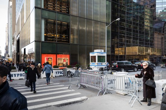 Trump Tower exterior along East 56th Street