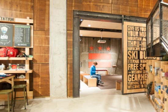 Community rooms offer classrooms for REI and event space for local partners.
