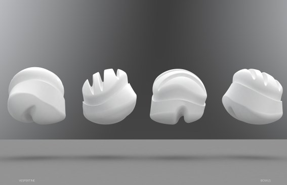 Bowls, designed by the architect