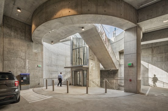 Underground Parking Garage at Washington University's East End, by KieranTimberlake and BNIM.