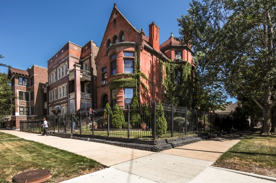 A restored 1893 mansion in Bronzeville, which houses the Welcome Inn Manor Bed & Breakfast