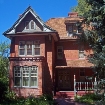 The 1888 Wheeler/Stallard House in Aspen, now a museum that featured a "Bauhaus 100" exhibit