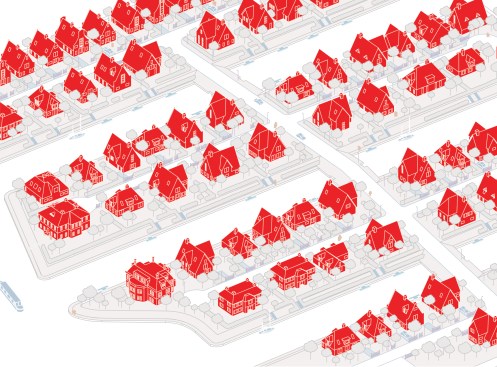 Residential texture of Huis Ten Bosch