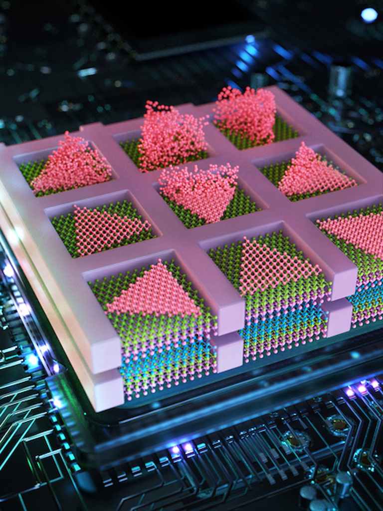 “This breakthrough opens up enormous potential for the semiconductor industry, allowing chips to be stacked without traditional limitations,” says Jeehwan Kim.
Credit: Cube 3D Graphic/MIT
