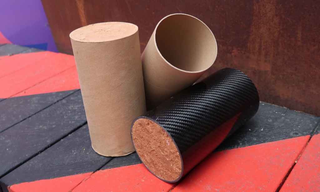 An engineering team at Australia’s RMIT has devised a new structural application for some of the 2.2 million metric tons of cardboard and paper discarded in the country annually.  Photo courtesy RMIT.