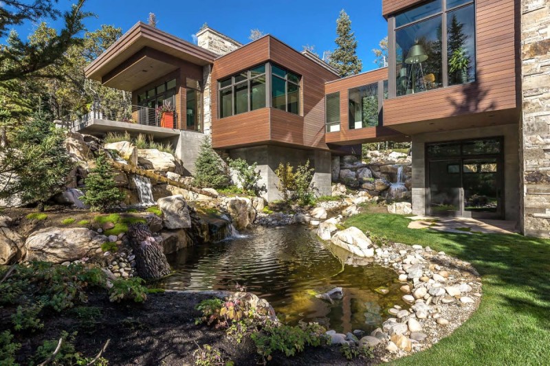White Pine home in Park City, Utah, by Upwall Design Architects.