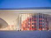 The Shanghai Grand Opera House is poised to become one of China's most important cultural landmarks when it opens in late 2026. Designed by Snøhetta, the building combines three state-of-the-art performance venues with an accessible rooftop park, cultural campus, and public gathering spaces, redefining what an opera house can be for twenty-first-century cities. Photo courtesy: Tian Fangfang.